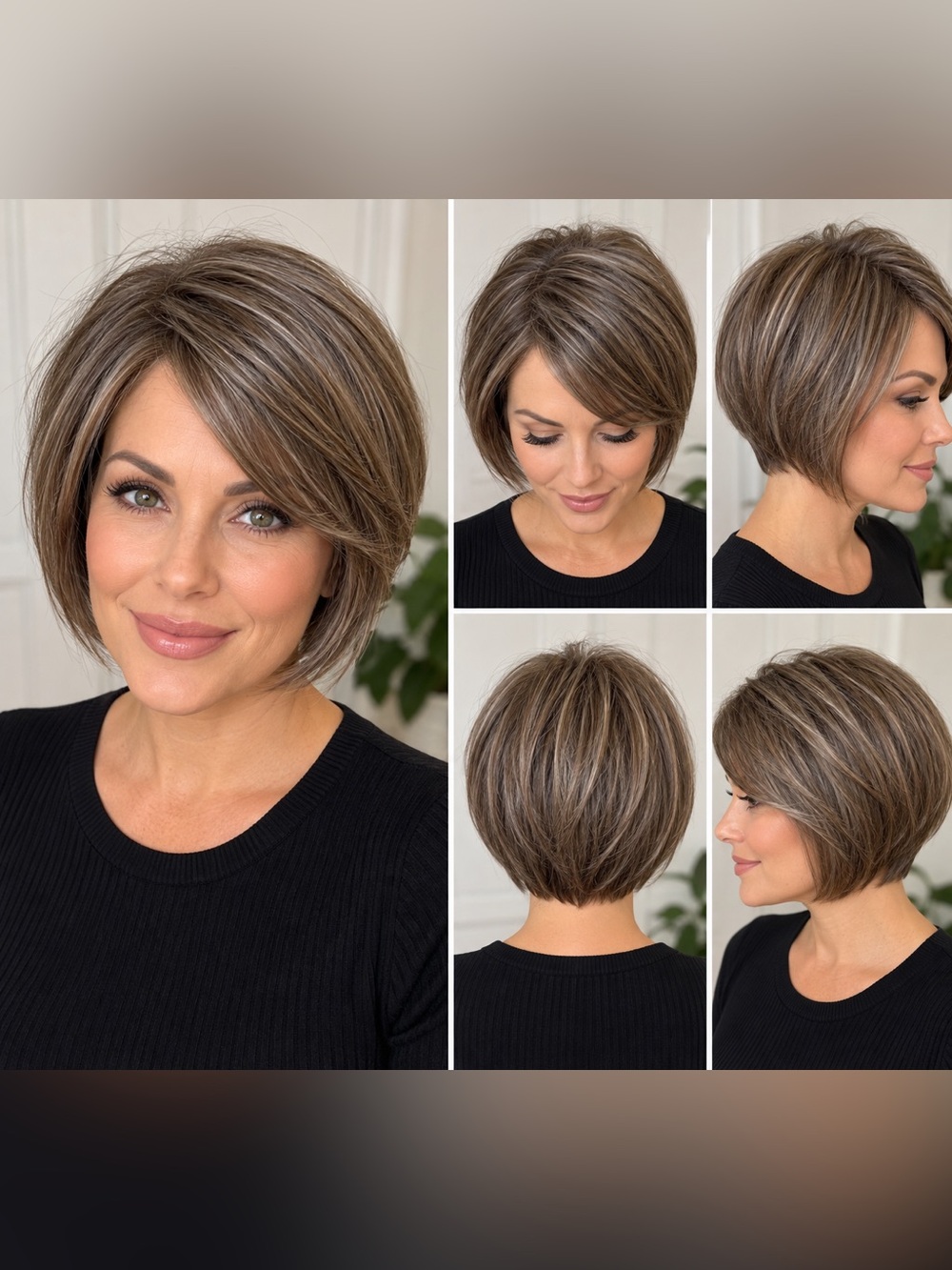 Paula Young Beautiful Transition VersaFiber Hair Topper Hairpiece Ash Brown